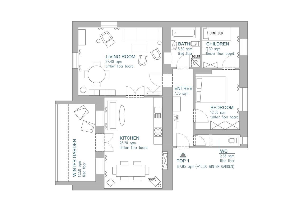 Blauer Spatz Apartment